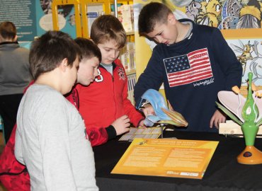 Exposition Sapoll au collège Paul Langevin à Boulogne-sur-mer